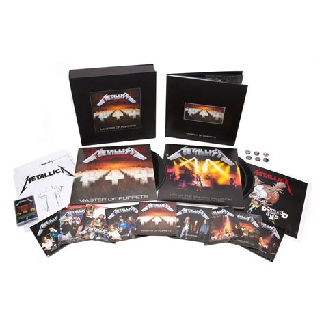 the metal head box master of puppets|master of puppets album.